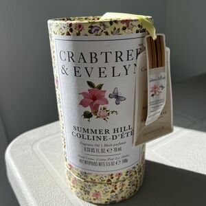 Crabtree & Evelyn Summer Hill Body Oil & Hand Cream Set - Yellow Floral